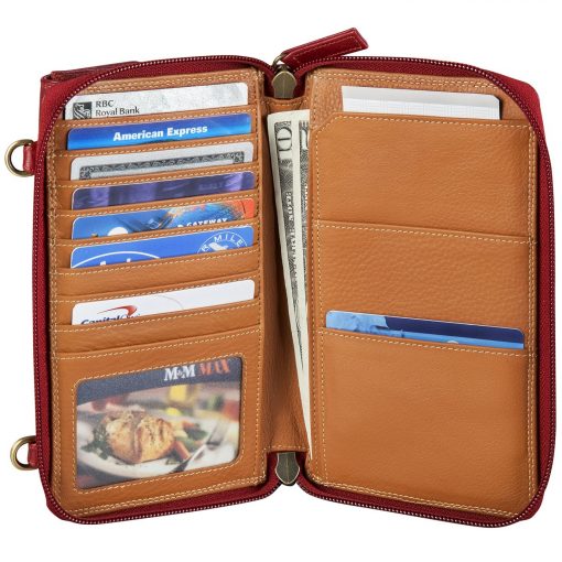 Derek Alexander BRISTOL- Full Zip Organizer W/Phone Pocket (BR 8021)