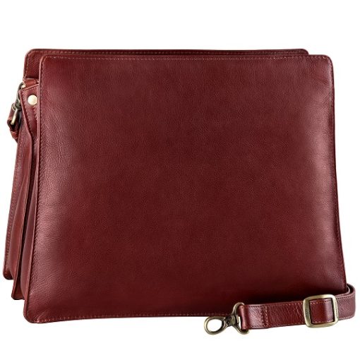 Derek Alexander BRISTOL Large Inset Compartment Cross-body (BR 8020)