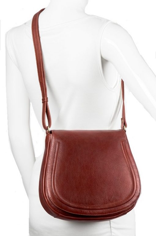 Derek Alexander BRISTOL- Medium Full Flap Saddle Bag (BR 8071)