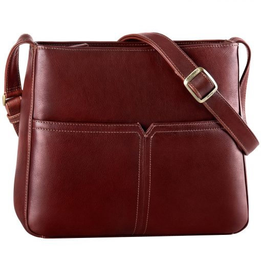 derek alexander BRISTOL -Medium Sized Inset Top Zipperd Bag (BR 8011)