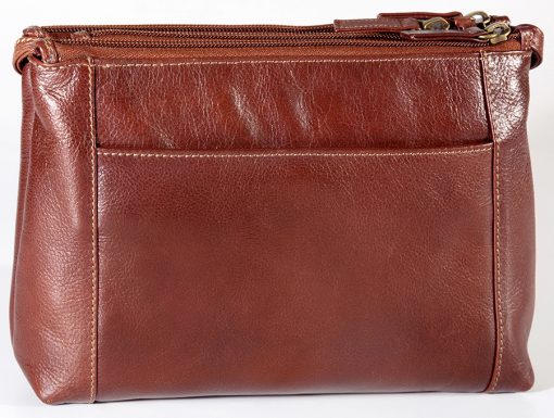 Derek Alexander BRISTOL- Small Three Zippered Compartment Crossbody (BR 8012)