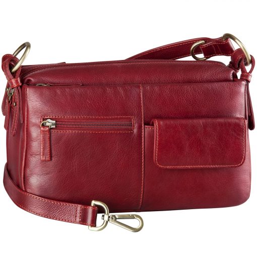 derek alexander BRISTOL -Three Top Zip Crossbody (BR 8076)