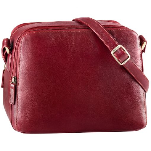 derek alexander BRISTOL -Three Top Zippered Crossbody (BR 8077)