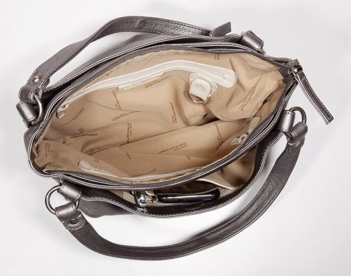 derek alexander CENTRAL PARK Inset Zippered Cross-body (CP 8757)