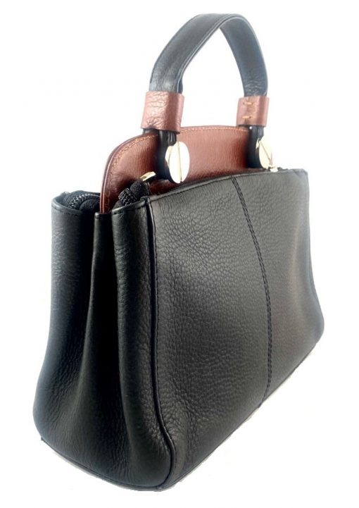 Derek Alexander CENTRAL PARK- Small Two Top Zippered Handle Bag (CP 8831)