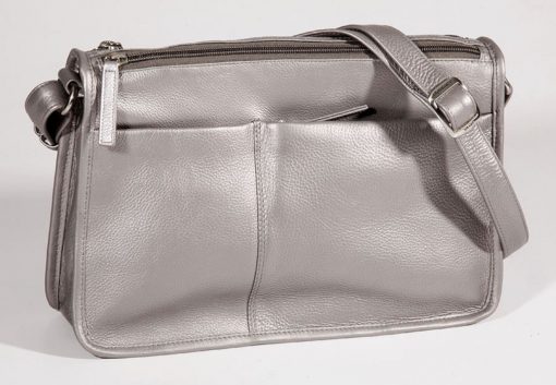 Derek Alexander CENTRAL PARK- Twin Top Zip Shoulder Bag (CP 8843)