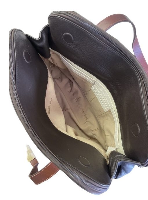 Derek Alexander CONCORD- Twin Top Zipper Shoulder Bag (CD 1914)