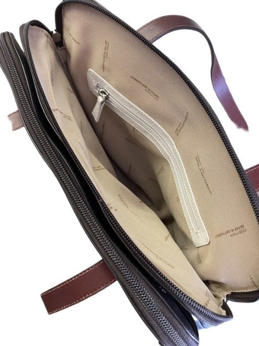 Derek Alexander CONCORD- Twin Top Zipper Shoulder Bag (CD 1914)