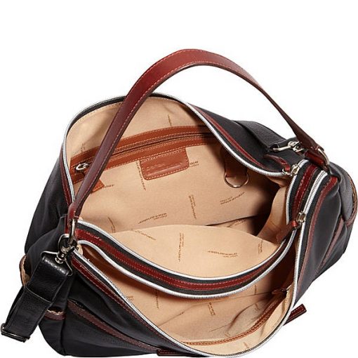 derek alexander CONCORD – Twin Top Zippered Hobo w/Removable Adjustable Strap (CD 1909)