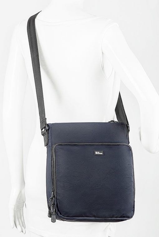 Derek Alexander NYLON- Top Zip Unisex Crossbody Organizer (PW 20579)