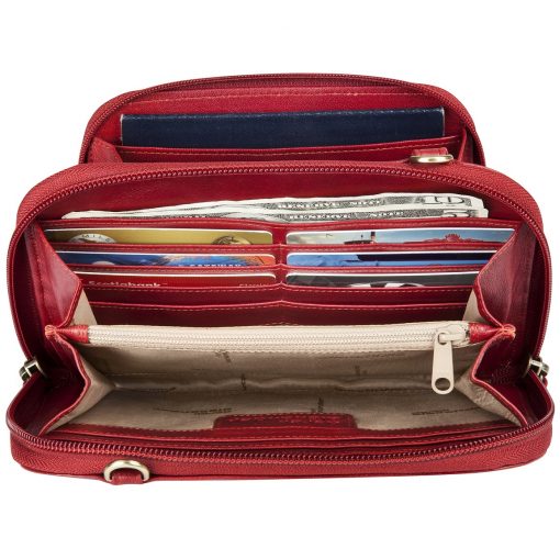 Derek Alexander SOMERSET- Small Compact 3 Section Organizer (SS 1008)