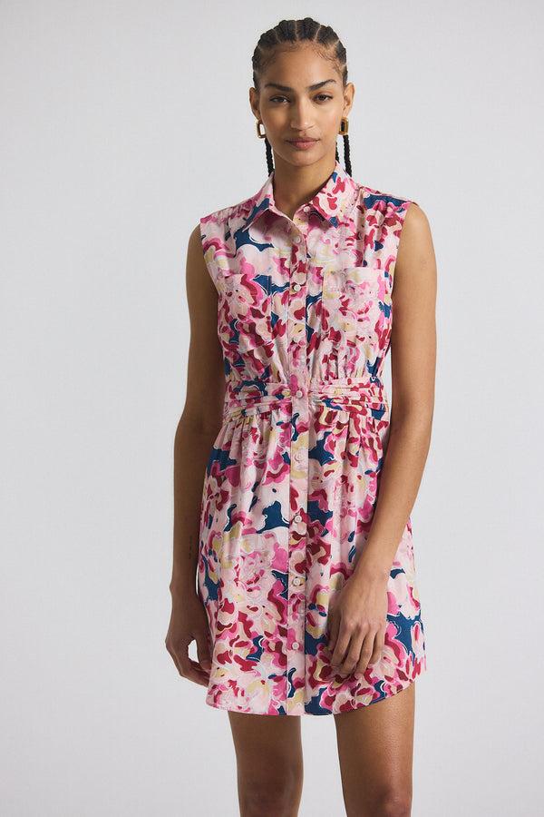 derek lam Cora Shirt Dress Pink