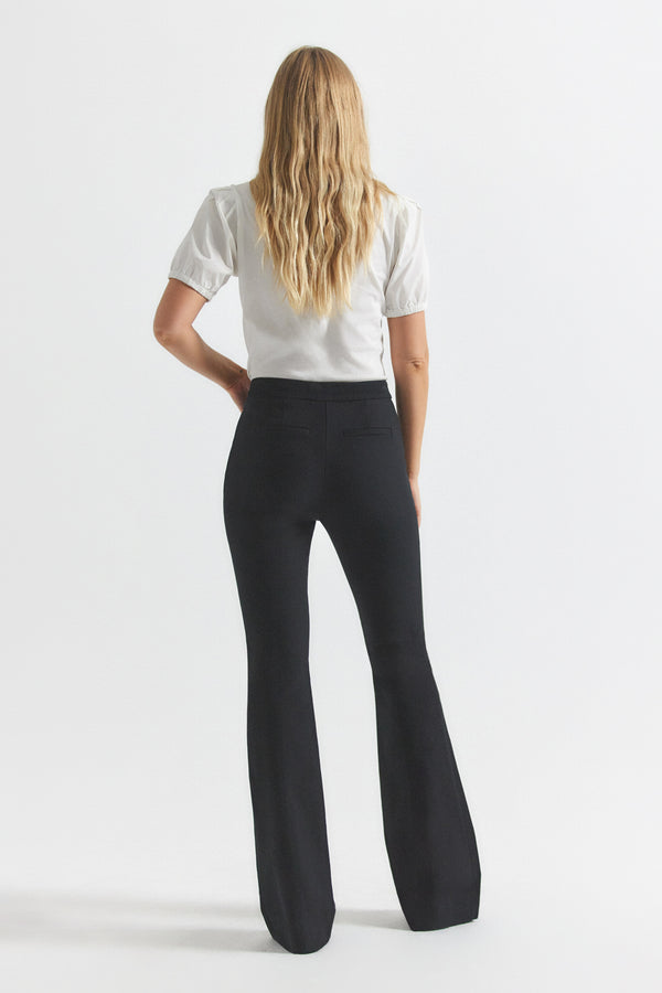 Derek Lam Crosby Flare Trouser Black