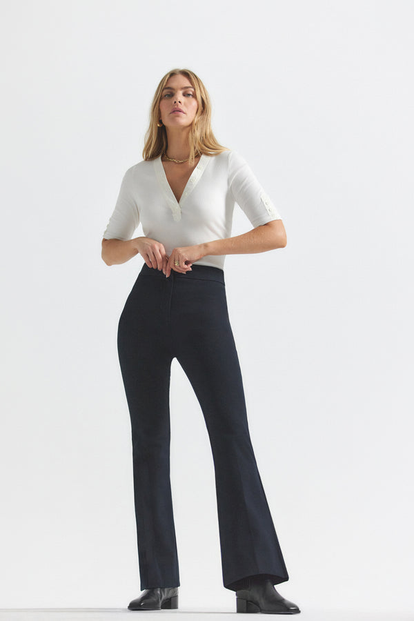derek lam Crosby Flare Trouser Midnight