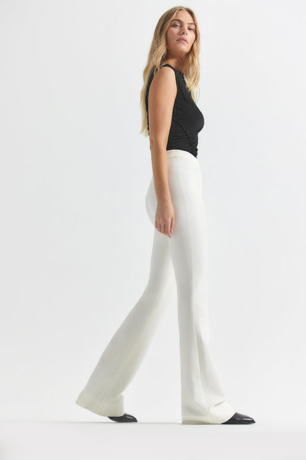 Derek Lam Crosby Flare Trouser Soft White