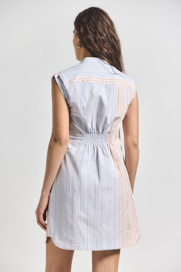 Derek Lam Elyse Dress Horizon Multi