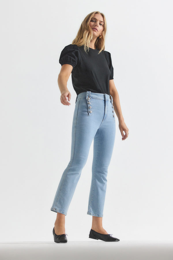 Derek Lam Robertson Crop Flare Jeans Bowery
