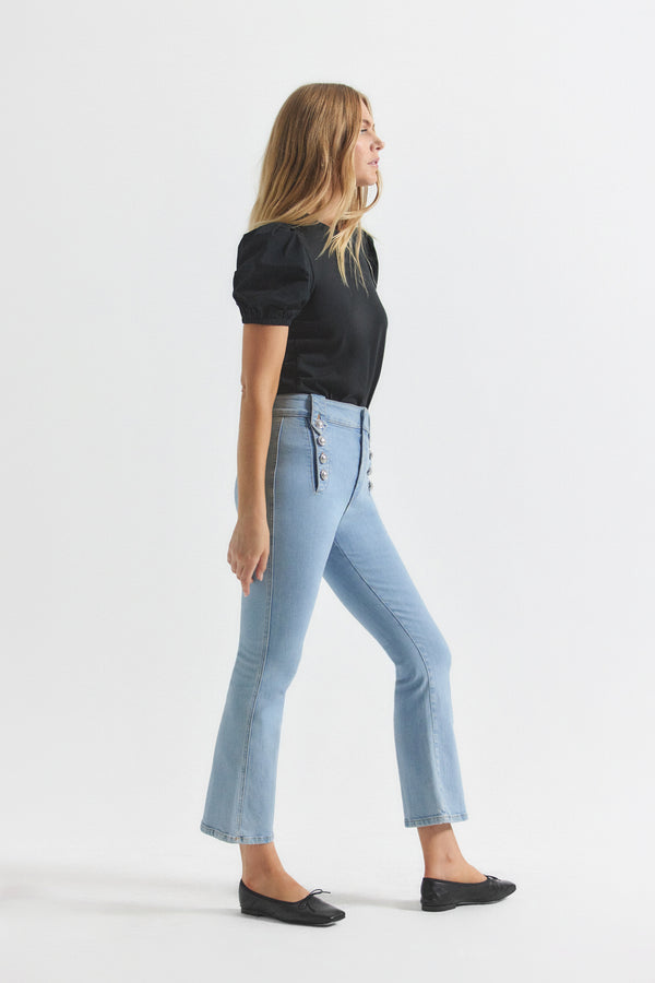 Derek Lam Robertson Crop Flare Jeans Bowery