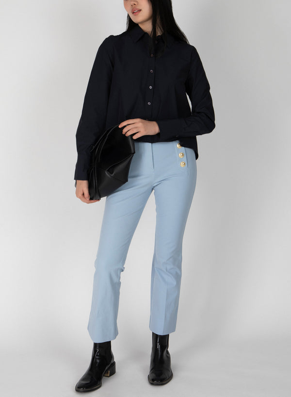 derek lam Robertson Crop Flare Trouser Powder Blue