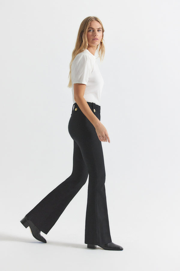 Derek Lam Robertson Flare Trousers Black