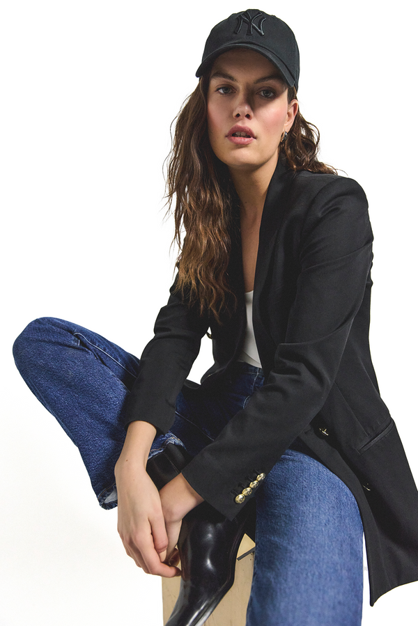 derek lam Walter Double Breasted Jacket Black