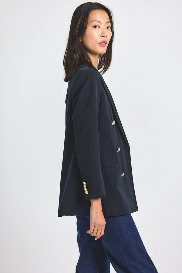 Derek Lam Walter Double Breasted Jacket Midnight