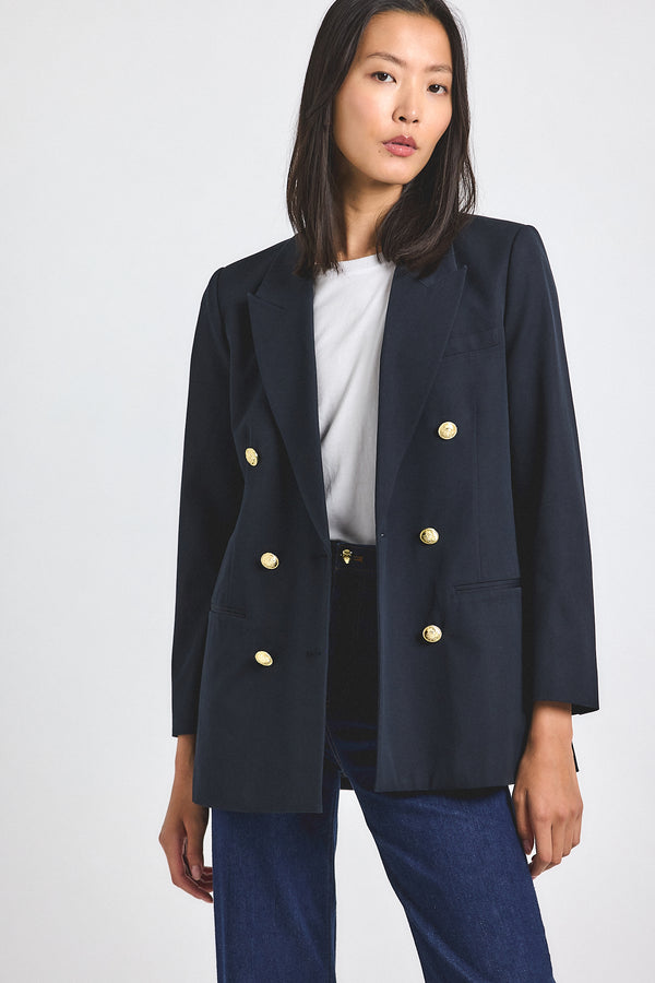 derek lam Walter Double Breasted Jacket Midnight