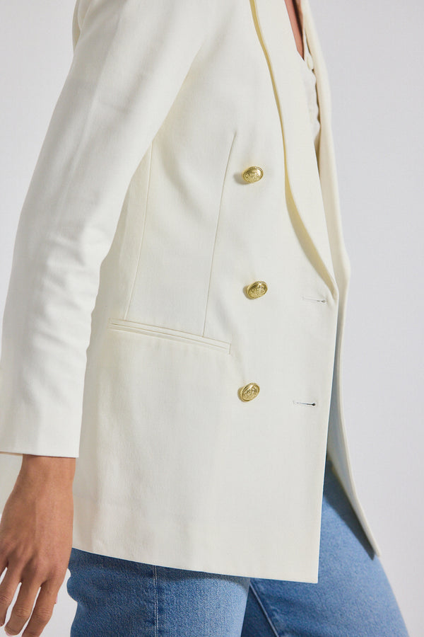 Derek Lam Walter Double Breasted Jacket Soft White