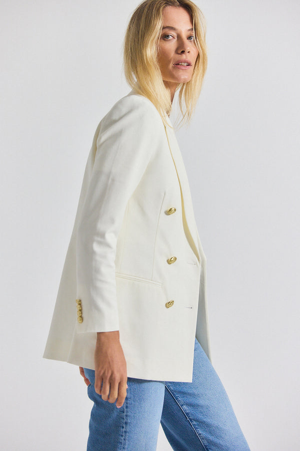 Derek Lam Walter Double Breasted Jacket Soft White