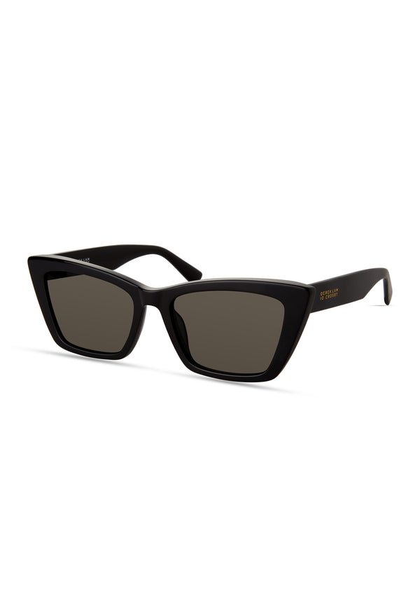 derek lam Shay Square Cat Eye Sunglasses Black-Grey