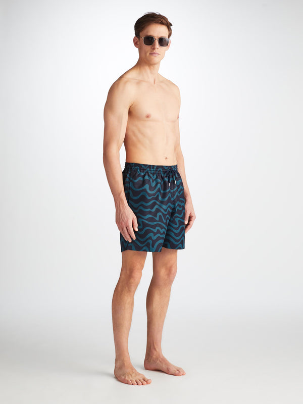 Derek Rose Men's Swim Shorts Maui 63 Navy Navy