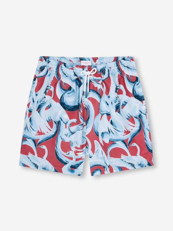 derek rose Men's Swim Shorts Maui 65 Red Red