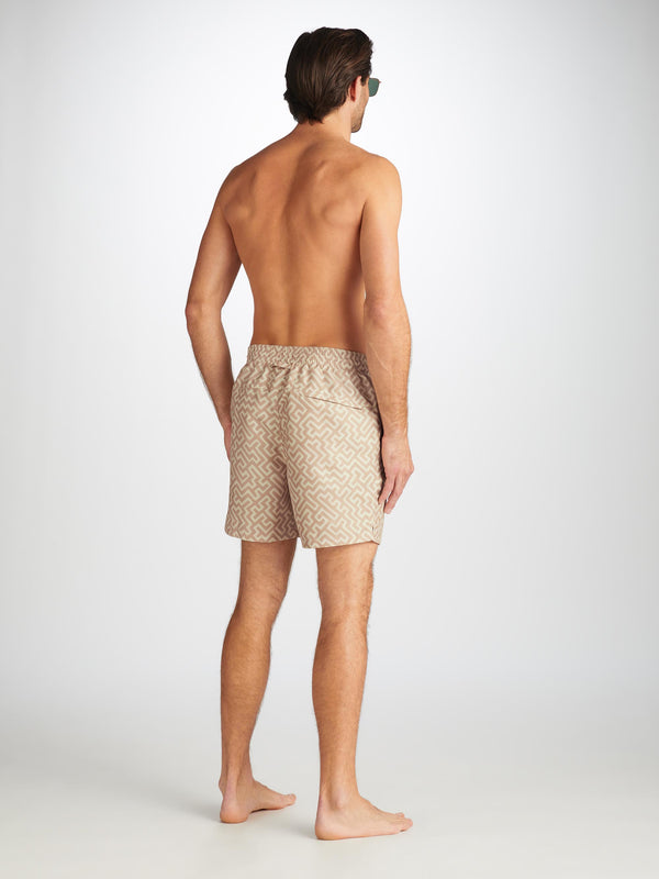 Derek Rose Men's Swim Shorts Tropez 16 Sand Sand