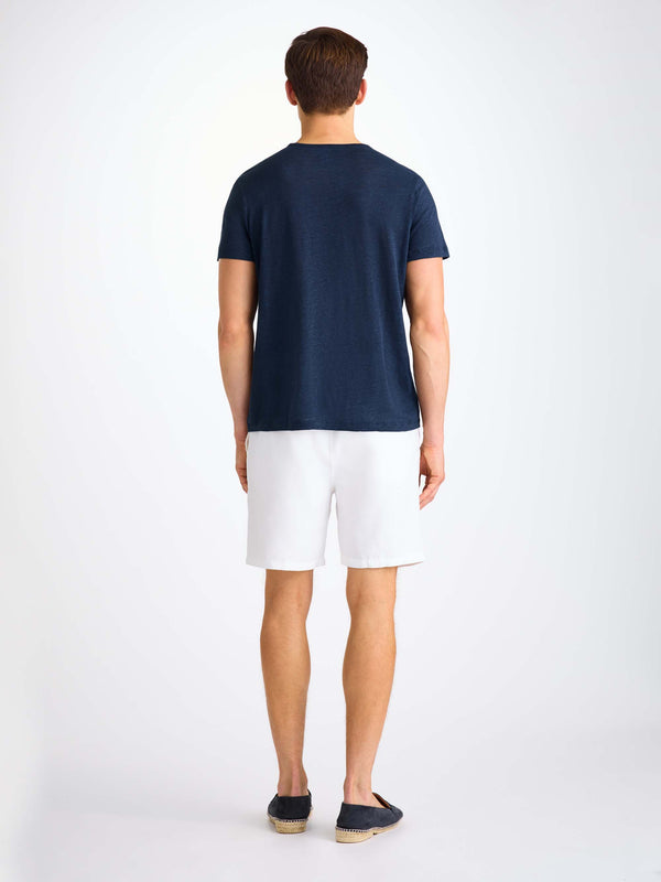 Derek Rose Men's T-Shirt Jordan 2 Linen Navy Navy