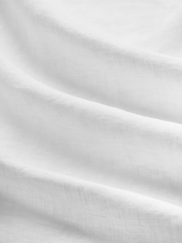 Derek Rose Women's Shirt Sicily Linen White White