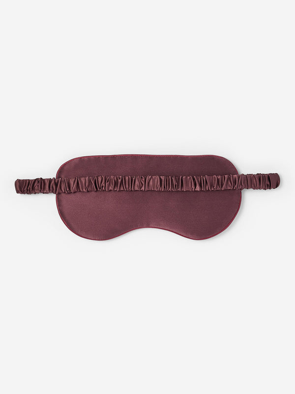 Derek Rose Eye Mask Duke Cashmere Charcoal Charcoal