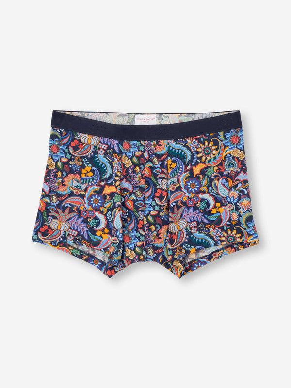 derek rose Men's Boxer Briefs Cotton Multi Jungle Paisley Multi