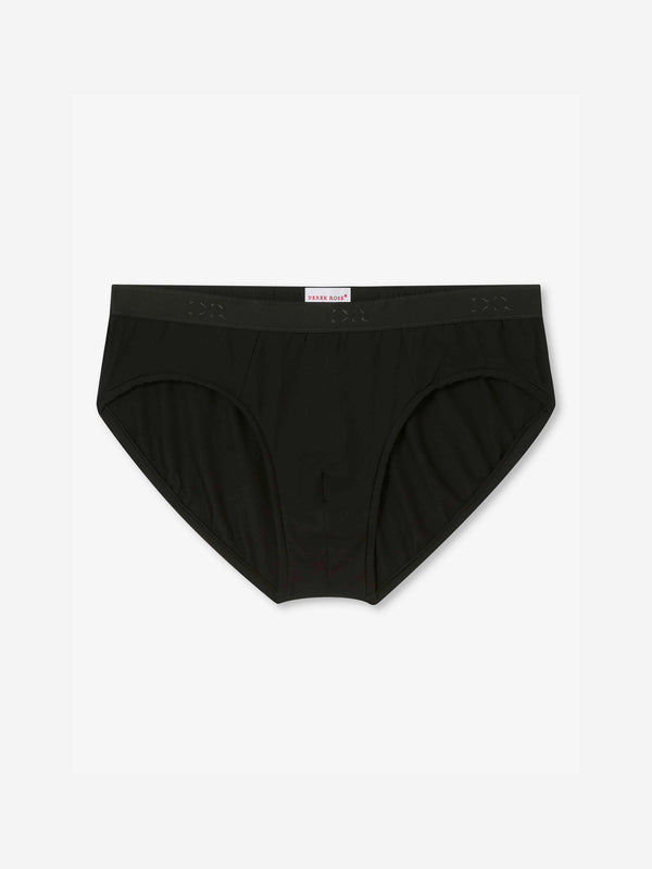 derek rose Men's Briefs Alex Micro Modal Stretch Black Black