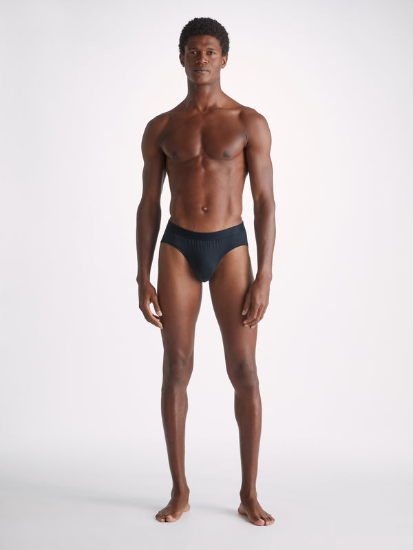 Derek Rose Men's Briefs Jack Pima Cotton Stretch Navy Navy