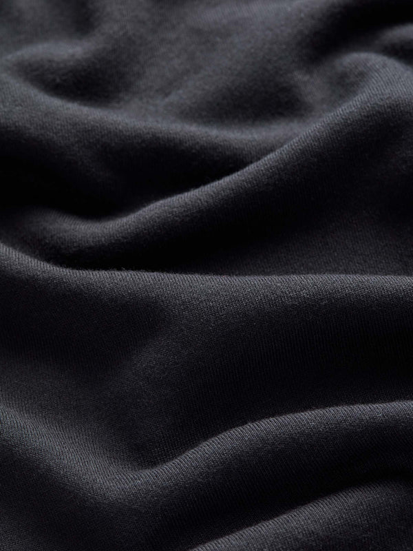 Derek Rose Men's Half-Zip Pullover Quinn Cotton Modal Black Black