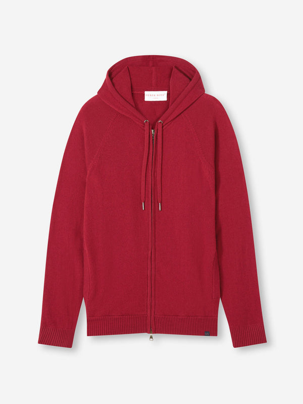 derek rose Men's Hoodie Finley Cashmere Cardinal Red Cardinal Red