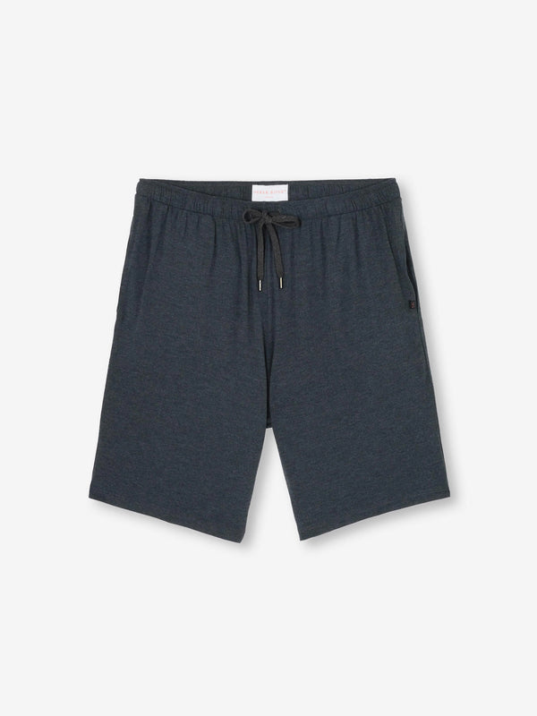 derek rose Men's Lounge Shorts Marlowe Micro Modal Stretch Anthracite Anthracite