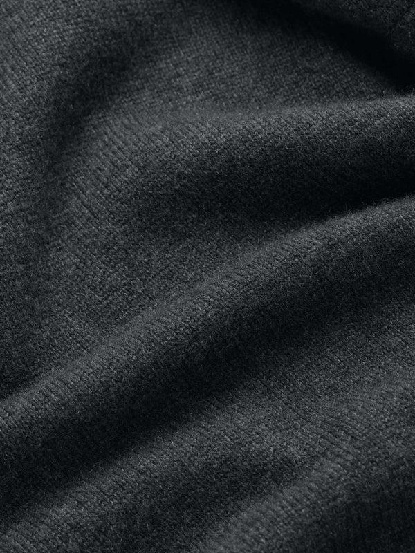 Derek Rose Men's Pullover Hoodie Dominic Cashmere Charcoal Charcoal