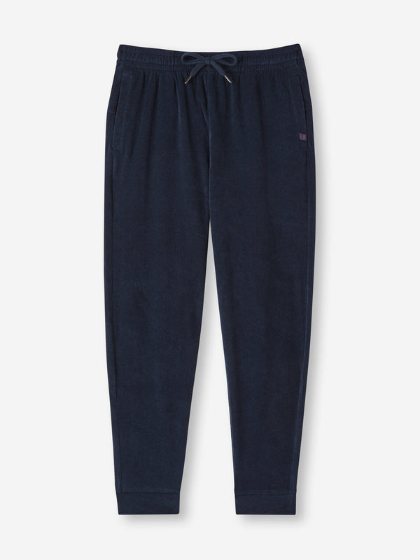 derek rose Men's Sweatpants Isaac Terry Cotton Navy Navy