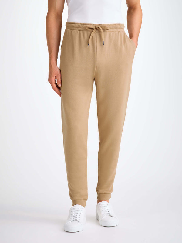 Derek Rose Men's Sweatpants Quinn Cotton Modal Camel Camel
