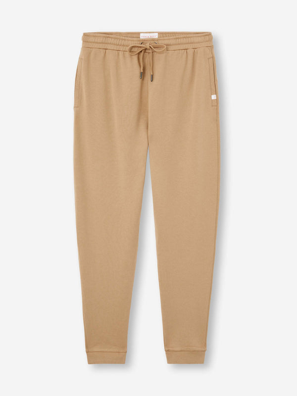 derek rose Men's Sweatpants Quinn Cotton Modal Camel Camel