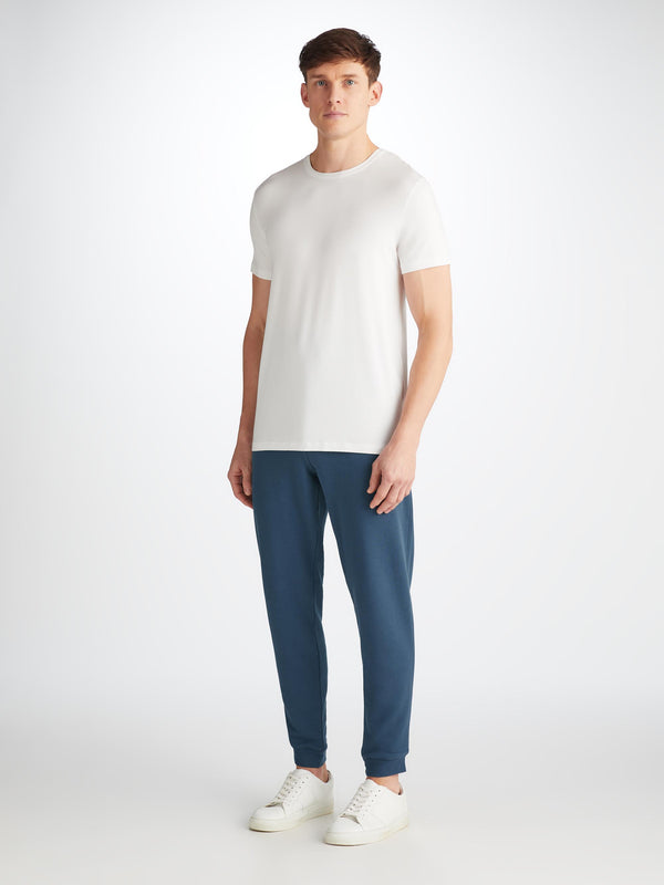 Derek Rose Men's Sweatpants Quinn Cotton Modal Denim Denim