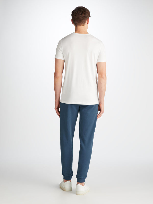 Derek Rose Men's Sweatpants Quinn Cotton Modal Denim Denim