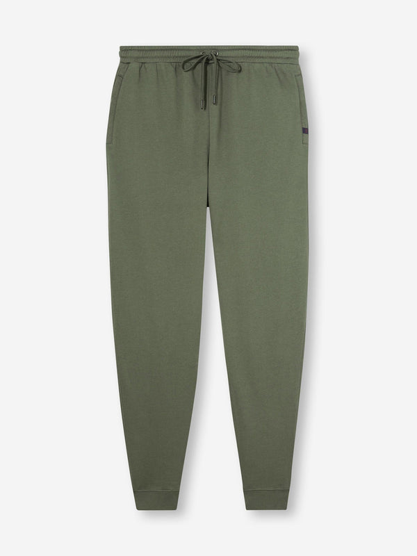 derek rose Men's Sweatpants Quinn Cotton Modal Soft Green Soft Green