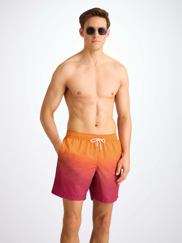 Derek Rose Men's Swim Shorts Oahu 7 Apricot Apricot